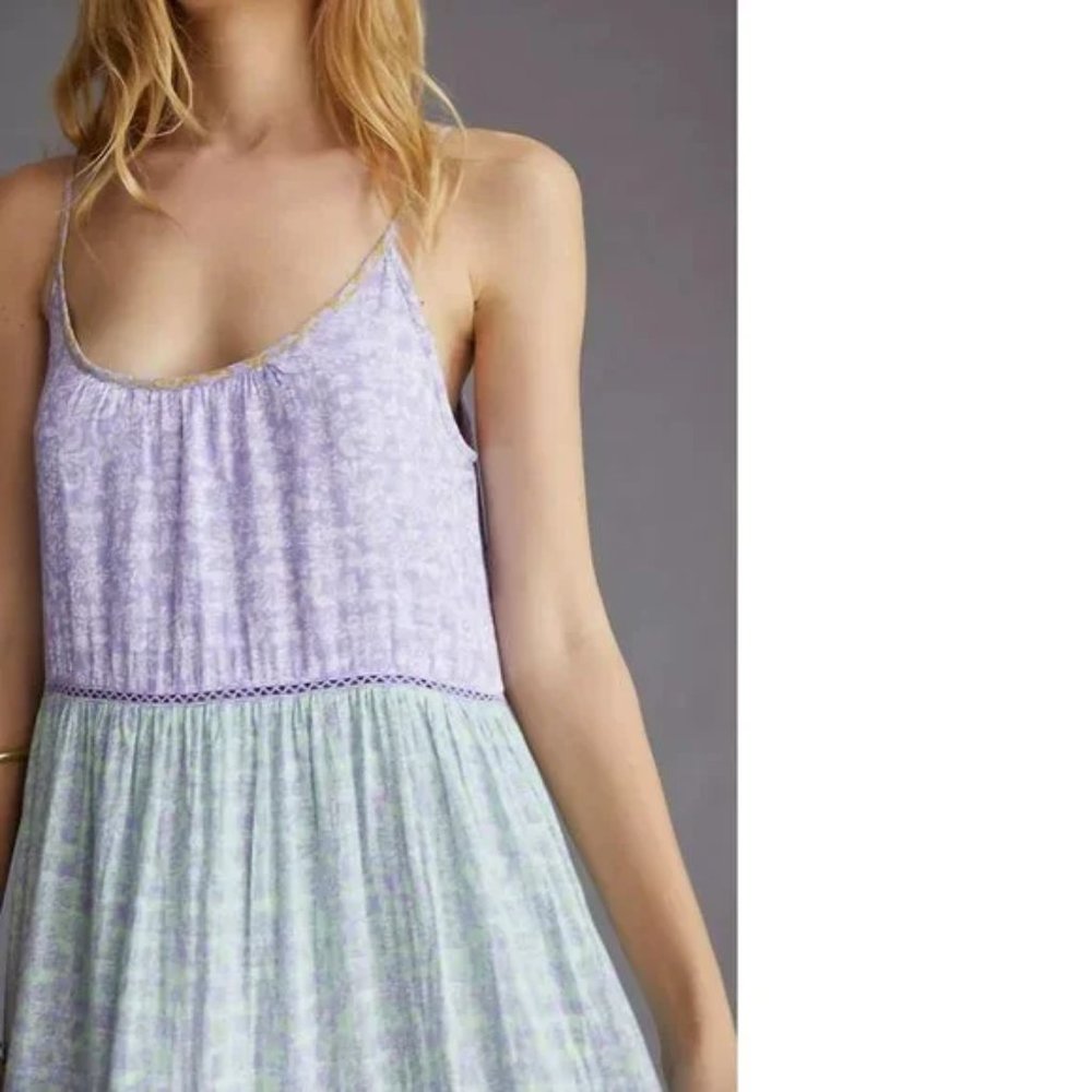 Anthropologie Roller Rabbit Ismay Dakota Maxi Dress size M new with tag - Picture 3 of 7